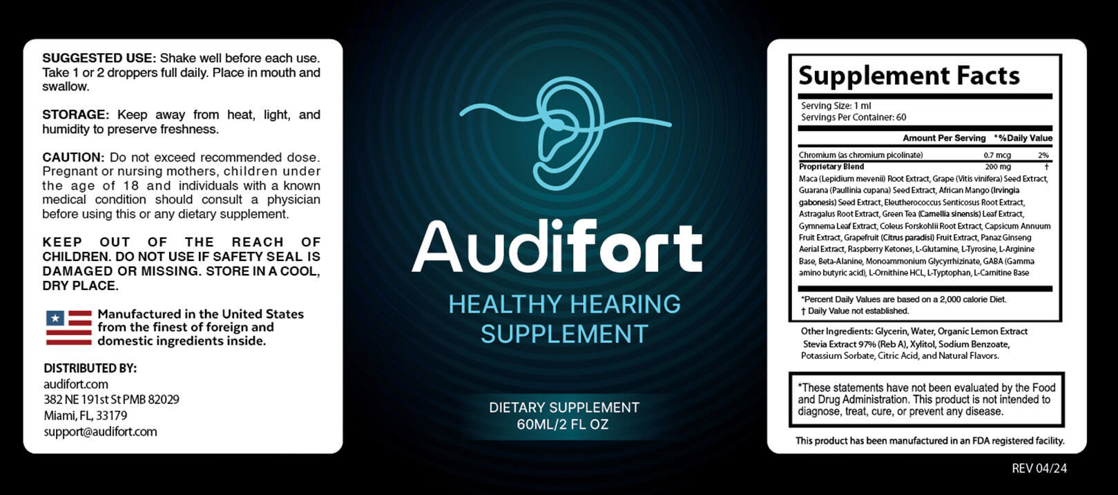 audifort ingredients